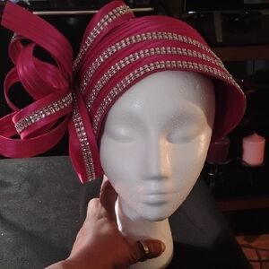 Signature Pink Hat with Sparkling Accents
